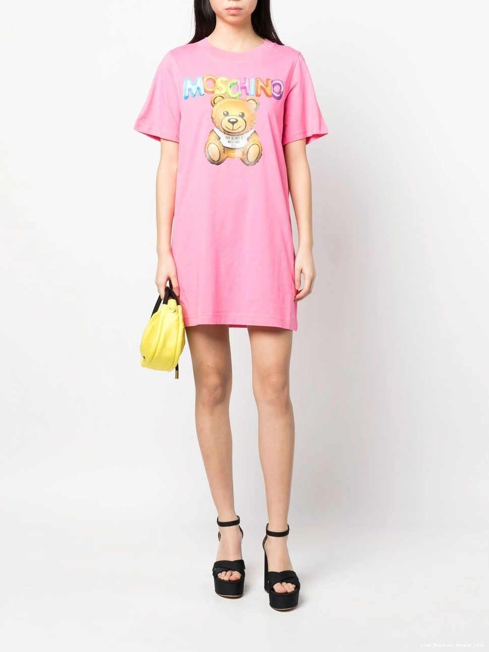 Affordable Women Love Moschino logo-print dress T-shirt 0406
